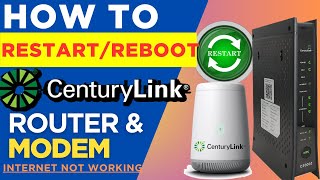 How to Restart CenturyLink Router or Modem to Fix internet Issue ? | Centurylink Modem Reboot