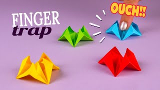 Finger trap [Origami anti-stress paper]