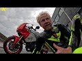 gp duel op assen yamaha yzr500 wayne rainey replica vs yamaha xsr900 gp