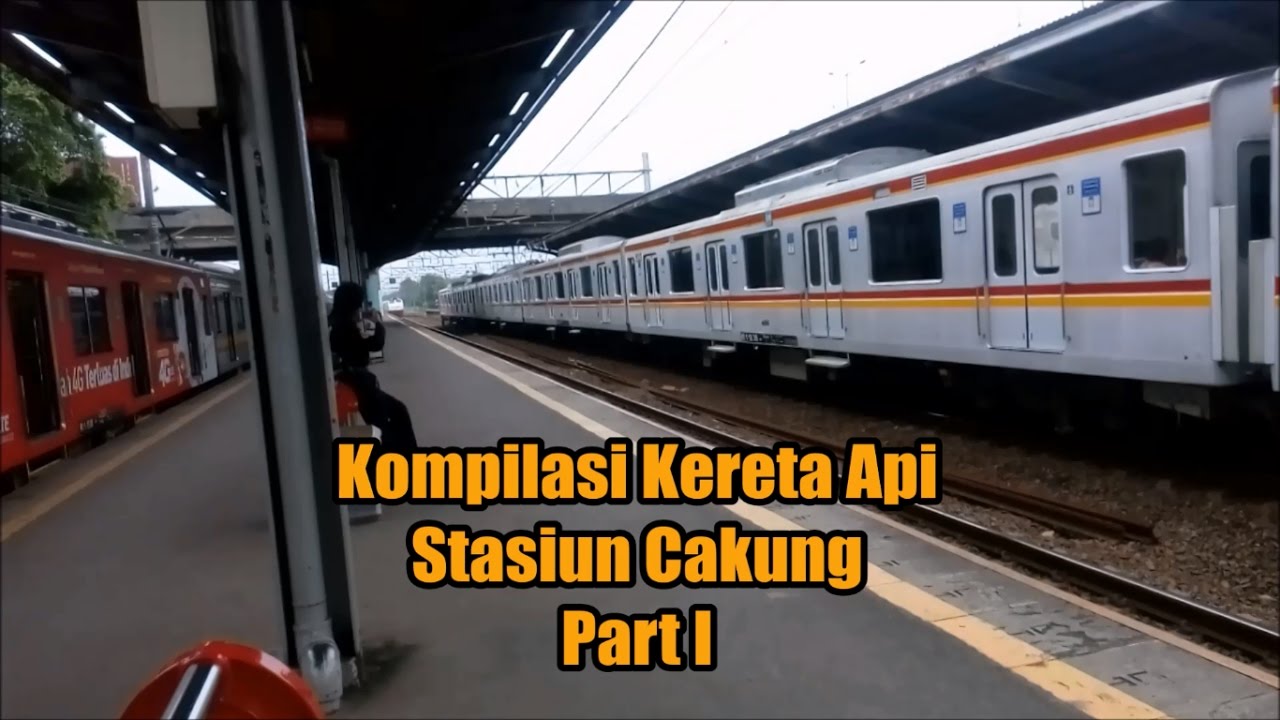 Kompilasi Kereta Api Ngebut Di Cakung Bagian 1 Youtube