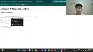 Python Django CRUD | Students Attendance System