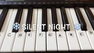 Silent Night | Easy Christmas Piano Tutorial (With Notes)