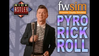 Pyro RickRoll [FWsim Fireworks Display Simulator]