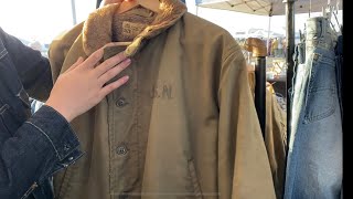 San Francisco vintage market : WW2 USN, picks Ups and outfits