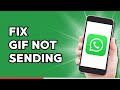 How to Fix GIF not Sending on WhatsApp