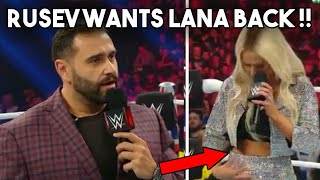 Lana claims she is pragnent with rusev s' baby , 11 Nov 2019