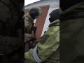 russian special forces look for nationalists from the azov battalion in the liberated territory