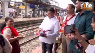 Shiv Sena Workers Celebrate at Badlapur Station After Accused Akshay Shinde's Shot Dead By Police