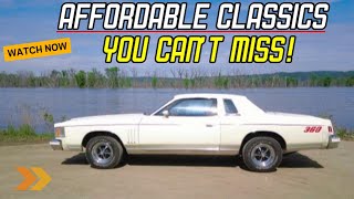 Unbeatable Prices: Classic Cars You Can Afford on Craigslist!