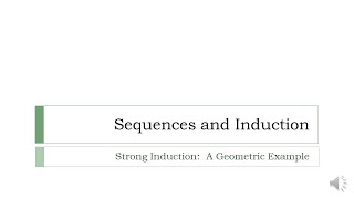 Strong Induction: A Geometry Example