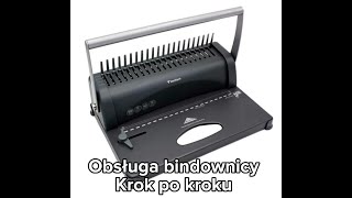 Obsługa bindownicy Verotech - krok po kroku