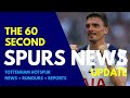THE 60 SECOND SPURS NEWS UPDATE: Palhinha Wants Future Sorted! Kulusevski Playing Basketball, Toby