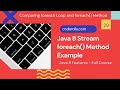 29 Java 8 Streams foreach() Method Example