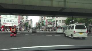 Japan Drive Osaka 1080p Osaka city road - Sakai suji 2017-07