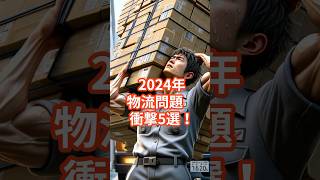 2024年物流問題 衝撃5選！#就職 #50代 #転職 #資格 #ゆっくり解説