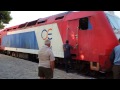 Τραίνο 1573 στο Βόλο ΟΣΕ train 1573 at volos r.r. station hellenic railways