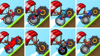 HILL CLIMB RACING - ALL BOOSTERS VEHICLES