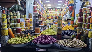 Amazing Olive Market | سوق زيتون رائع #marrakech #olive #viral