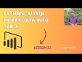Insert Data Into MYSQL Database Using Python | Bole Tho Power BI #powerbi #mysql #python #data