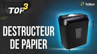 ⭐️ MEILLEUR DESTRUCTEUR DE PAPIER (2022) - Comparatif \u0026 Guide d'achat