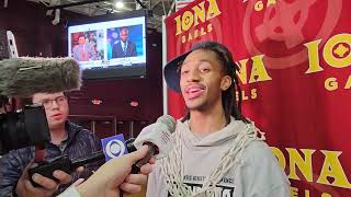 Iona Guard Daniss Jenkins on Facing UConn in Albany Friday in NCAA Tournament