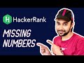 HackerRank - Missing Numbers | Full solution with examples and visuals