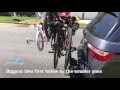 Putting 5 bicycles on a Thule Vertex 9030 bike rack (Hitch hook already installed)