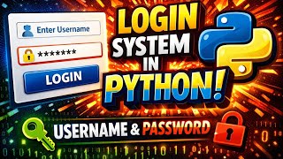 Login program(username & password) in python #pythontutorial #class11#computersciencewithpython