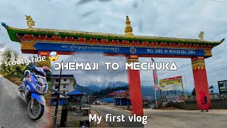 North East Switzerland 😍||Dhemaji to Mechuka Scooty Ride 2023||Arunachal Pradesh