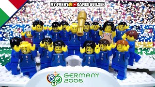 Italy World Cup Winner 2006 in Lego Football • Italia Campione del Mondo 2006