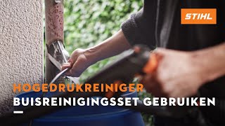 Buisreinigingsset gebruiken - STIHL Hogedrukreinigers