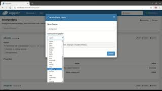 How to Connect Apache Zeppelin with PostgreSQL