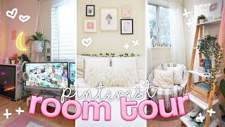 my teenage pinterest room tour || aesthetic, gaming, cozy