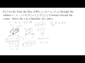 SI-7- A Flux Integral with the surface given as the graph of a function