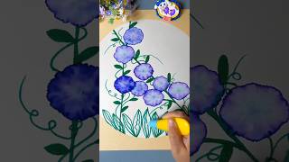 What these flowers are #shorts #diypapercraft #painting #flowerpainting #handmade #papercrafts