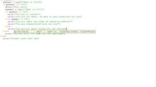 Python Tutorial for Beginner: How to write a simple text game