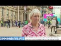 dramatic moment nadine dorries forced off live tv interview after man threatens her cameraman