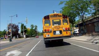 Short Motorcycle Ride Through Lush Green Town of Oakville, June 2016