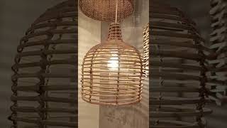 High Quality Rattan Pendant Light, Lampshade, Light Fixture for Home Deco