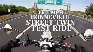 Triumph Bonneville Street Twin Test Ride completo