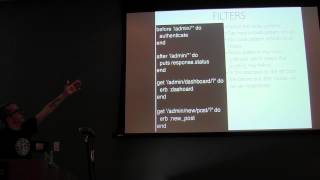 An Introduction to Sinatra & Sinatra Chassis by Richard Rissanen - Atlanta Ruby User's Group 2013
