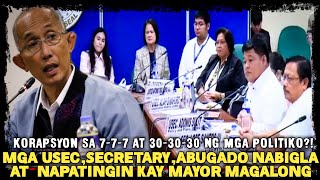 MAYOR MAGALONG PINAG TINGINAN NG MGA ASEC, SEC. AT MGA ABUGADO HINDI MAKAPANIWALA SA MGA NARINIG!