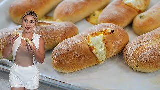 Super Easy to Make STUFFED BOLILLO Bread!