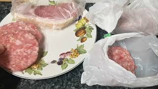 MOJE ZAKUPY W SKLEPIE MIĘSNYM BUTCHERS ANGLIA UK WYDAŁAM £11.25