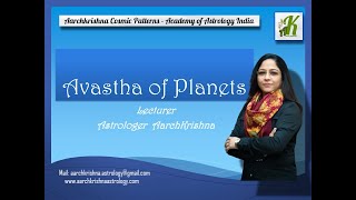 Avastha of planets in Astrology