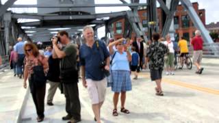 It's Open!  Memorial Bridge Portsmouth, NH Aug 8, 2013 Noon