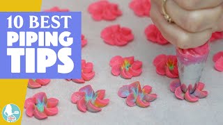 10 Best Piping Tips AND How to Use Them!