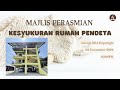 MAJLIS PERASMIAN & KESYUKURAN RUMAH PENDETA | 3 NOV 2024