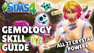 Complete Gemology Skill Guide [Including All Crystal Powers] | The Sims 4