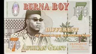 Burna Boy - Different (feat. Damian Marley and Angelique Kidjo) [ Audio]